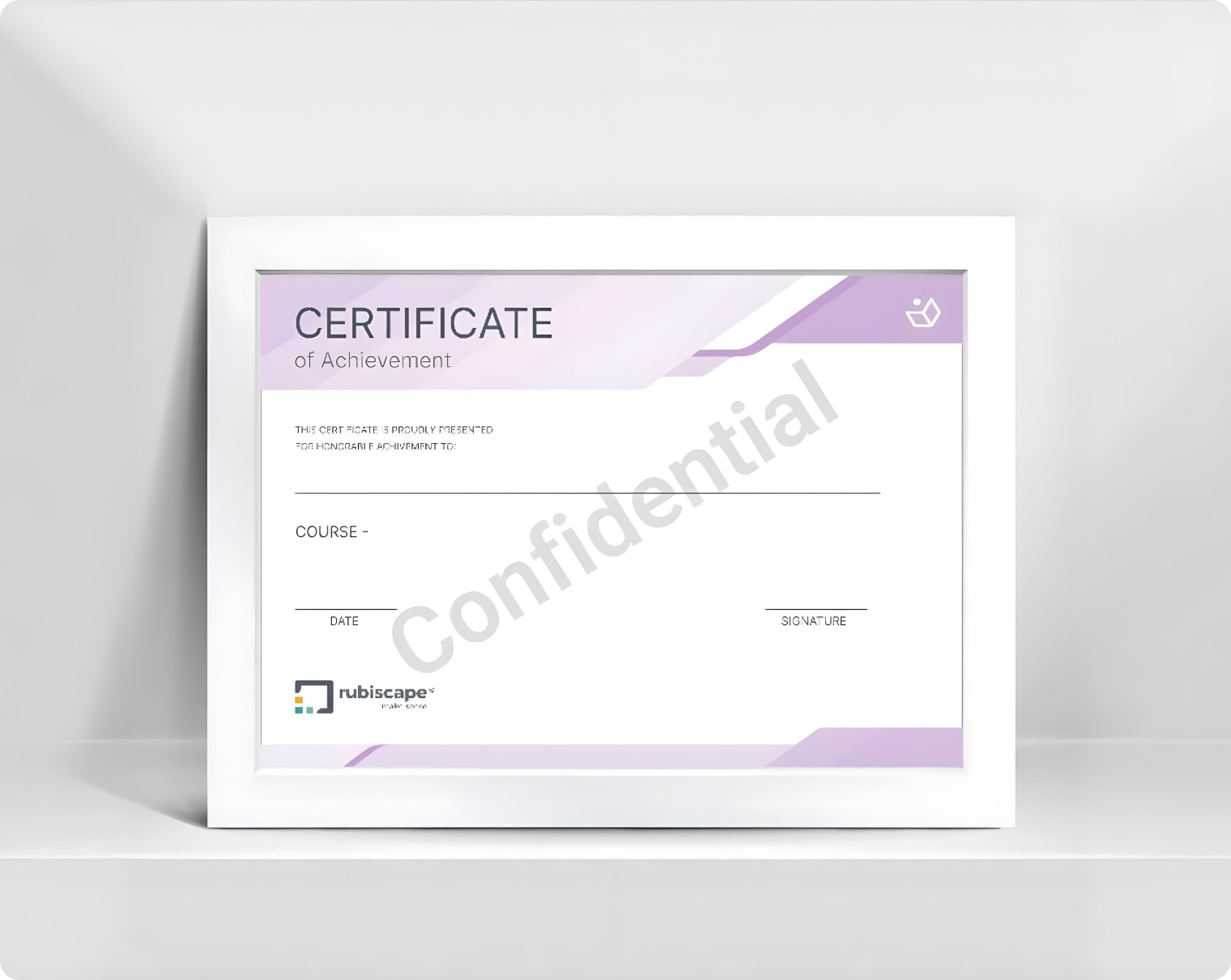 Rubiversity certificate
